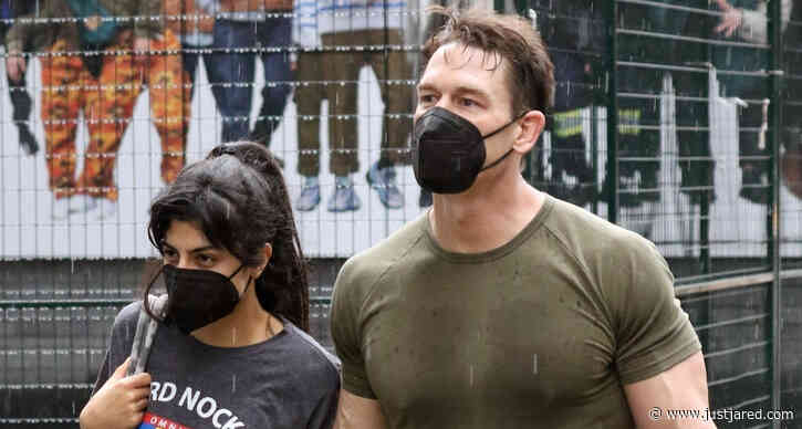 John Cena Shows Off His Muscles While Leaving the Gym with Wife Shay Shariatzadeh