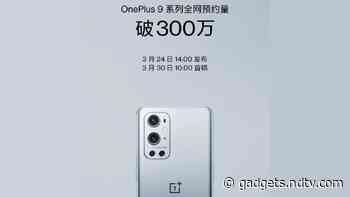 OnePlus 9 Series Sees Over 3 Million Reservations in China Ahead of This Week's Launch