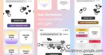 ‘Hue Sentiment’ is a new iOS app for adjusting Philips Hue smart lights based on your mood