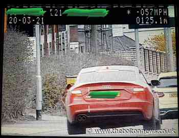 Crackdown on speeding continues as police clock one  driver travelling nearly double the  limit