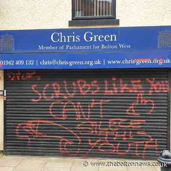 Chris Green: Bolton MP speaks out after constituency office vandalised overnight