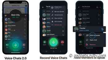 Telegram Voice Chats 2.0 Launched to Rival Clubhouse, Twitter Spaces