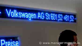 Börse: VW-Aktie stützt Dax, Wall Street im Plus