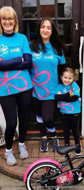 Three generations complete memory walk for much-loved great grandmother