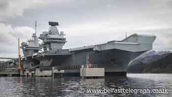 Crowds welcome Royal Navy aircraft carrier HMS Queen Elizabeth back home