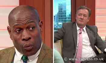 Frank Bruno silenced Piers Morgan after tense Muhammad Ali exchange: 'Leave it!' - Express