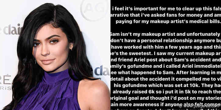 Kylie Jenner Breaks Silence on GoFundMe Donation Controversy