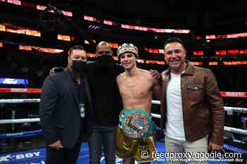 De La Hoya gives update on Ryan Garcia, talks Vergil Ortiz vs. Crawford