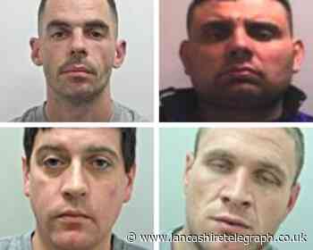 These are the four most wanted men in East Lancashire