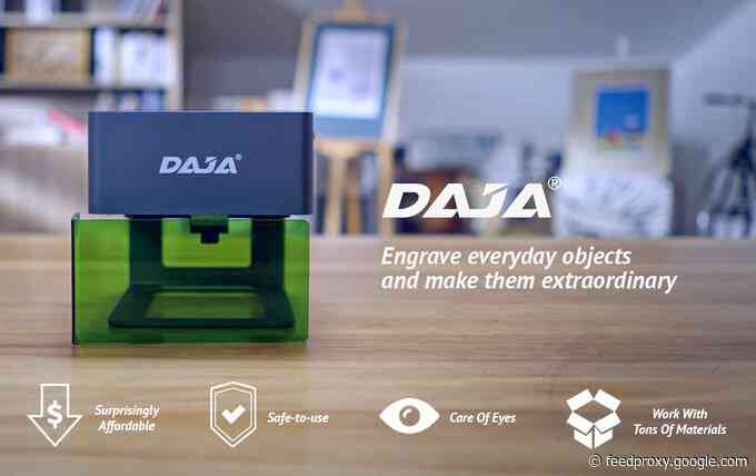 DJ6 compact laser engraver and cutter from $169