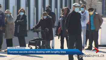 Toronto expanding mass vaccination effort while experiencing some setbacks | Watch News Videos Online - Globalnews.ca