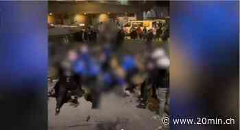 Lugano: Jugendliche feiern und bewerfen die Polizei mit Bierflaschen und Steinen - 20 Minuten