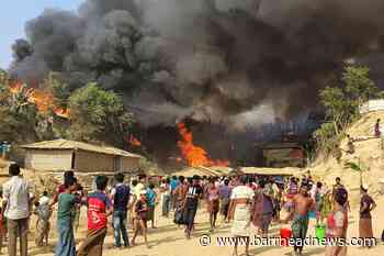 Fire destroys hundreds of shelters at Rohingya refugee camp - Barrhead News