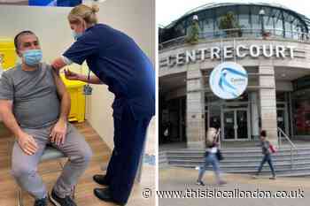 Inside Wimbledon's new coronavirus vaccine centre