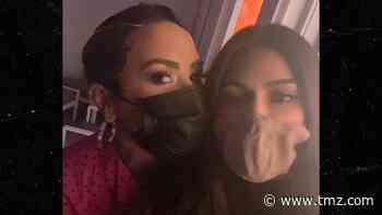 Kim Kardashian Attends Demi Lovato's 'Dancing with the Devil' Premiere Party