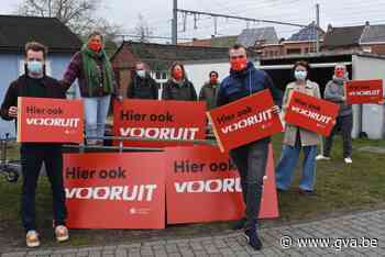 Vooruit maakt zich bekend in het straatbeeld (Mol) - Gazet van Antwerpen Mobile - Gazet van Antwerpen