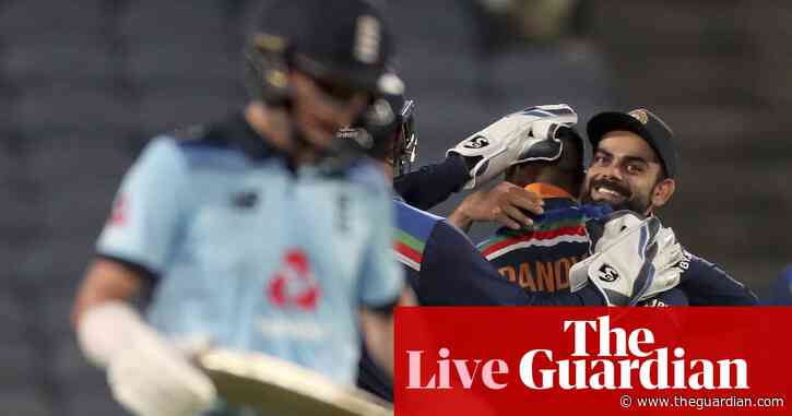 India beat England by 66 runs: first one-day international – live!