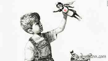 Banksy painting celebrating nurses as superheroes sells for record sum