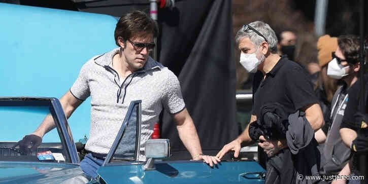 Ben Affleck & George Clooney Film 'The Tender Bar' in Boston