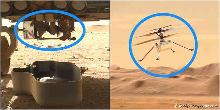 NASA's Mars helicopter has made its first appearance on the red planet. It's set to fly within weeks.