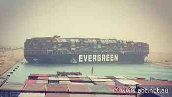 This is what a container-ship traffic jam looks like