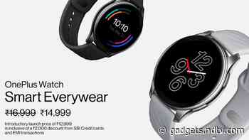 OnePlus Watch Listed at an Introductory Price of Rs. 14,999: All the Details