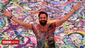British artist's giant painting raises £45m for children's charities