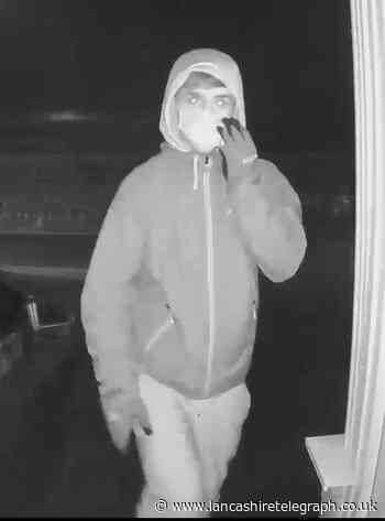'Suspicious' man wearing face mask clocked on doorbell CCTV in early hours of morning