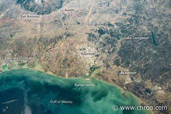 This is how astronauts see the Texas Gulf Coast from space with unaided eyes