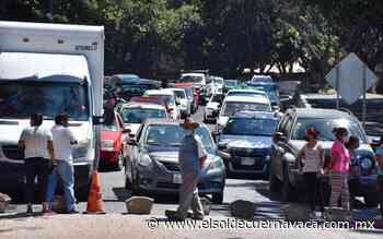 [VIDEOS] Usuarios de SAPAC bloquean ingreso a Cuernavaca - El Sol de Cuernavaca