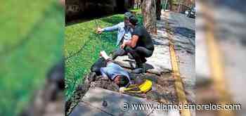 Derrapa hombre al viajar en moto en Cuernavaca - Diario de Morelos