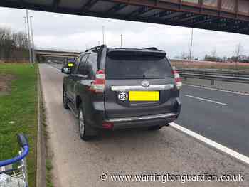 M56 driver caught waiting for Manchester Airport flight