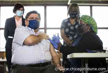 Pritzker gets vaccinated, raises concerns over rising coronavirus cases - Chicago Tribune