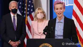 Megan Rapinoe visits White House to mark Equal Pay Day