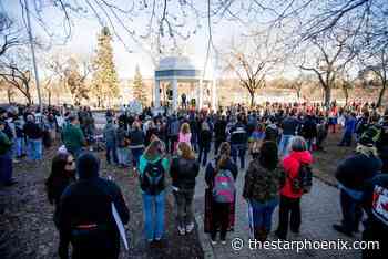 Saskatoon police estimate hundreds attended weekend COVID-19 protest - Saskatoon StarPhoenix