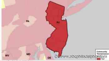 New Jersey Leads Nation in Highest Number of New Coronavirus Infections - NBC 10 Philadelphia