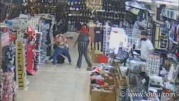 Video: Attack at Asian-owned north Houston beauty store caught on camera - KHOU.com