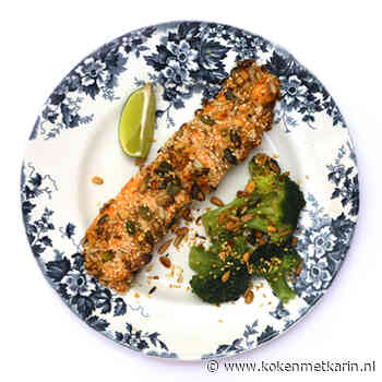 Zalm met zadenmix