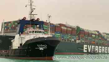 Suezkanal: Containerschiff "Ever Given" steckt weiter fest