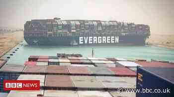Egypt's Suez Canal blocked by huge container ship