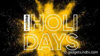 Realme Holi Days Sale Brings Discounts on Smartphones, Smart TVs, Earphones, and More