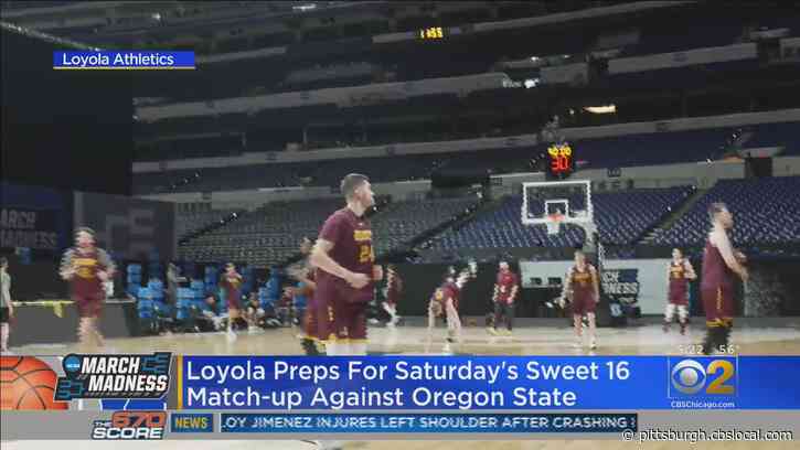 Loyola Ramblers Make Best Of Living Under COVID Protocols As They Practice To Take On Oregon State In Sweet 16