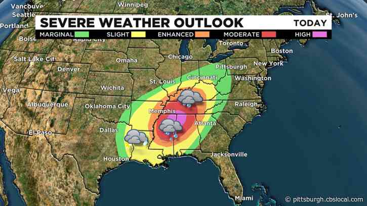 Pittsburgh Weather: Severe Weather Chances Increase Overnight; High Wind Warning, Wind Advisory Issued