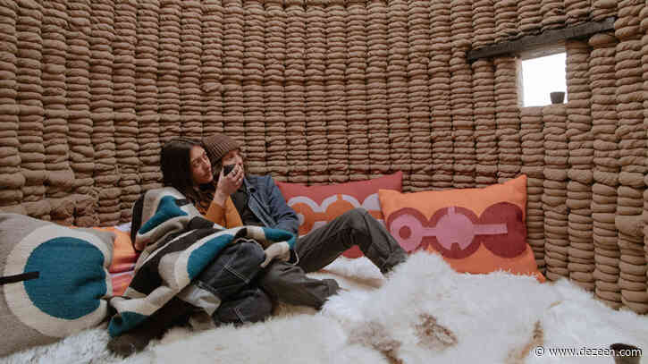 Emerging Objects builds 3D-printed mud hut for a cohabiting couple during Covid-19