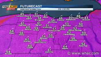 Yellow Alert Friday for gusty winds