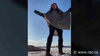 This woman's been dancing on Lake Nipissing to raise her spirits — and now she's a TikTok sensation