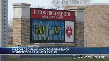 Hilton CSD announces reopening plan, pending state approval