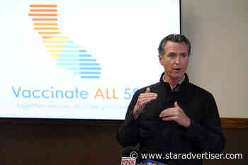 California to open coronavirus vaccinations to everyone 16 and older - Honolulu Star-Advertiser