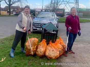Army of litter pickers praised for efforts to clean up St Helens - St Helens Reporter