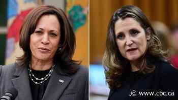 Freeland, Harris discuss COVID-19 recovery, Canadians detained in China in 1st call